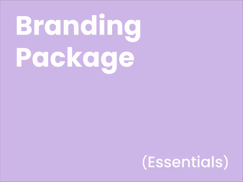 Cover image for Brand Identity Package (Essentials)