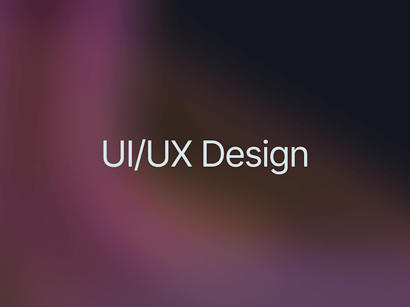 Cover image for UI/UX Design