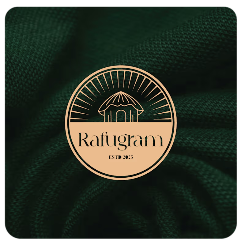 Cover image for Rafugram: Heritage & Handcrafted Emblem Logo Project Overvie...