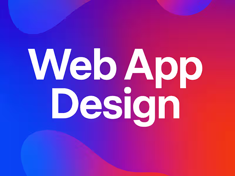Cover image for High-Impact Web App UI/UX Design for Any Industry