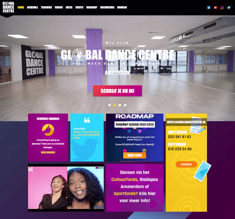 Cover image for Global dance academy