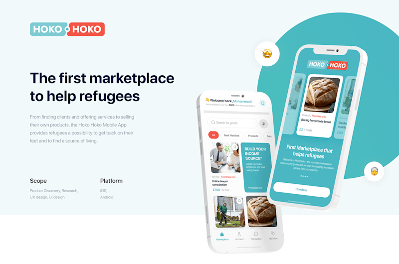 Cover image for HokoHoko UI/UX for Mobile App 