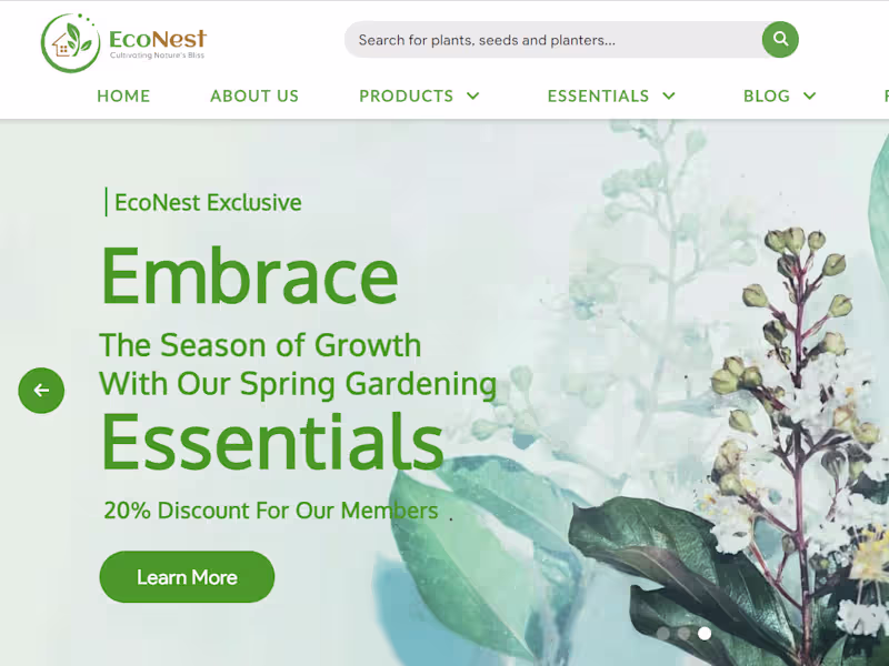 Cover image for EcoNest - One of India’s Finest Indoor Plantation Store
