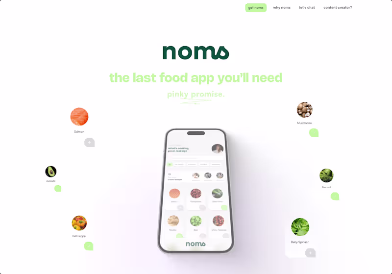 Cover image for Building Noms – The Ultimate Food App Website