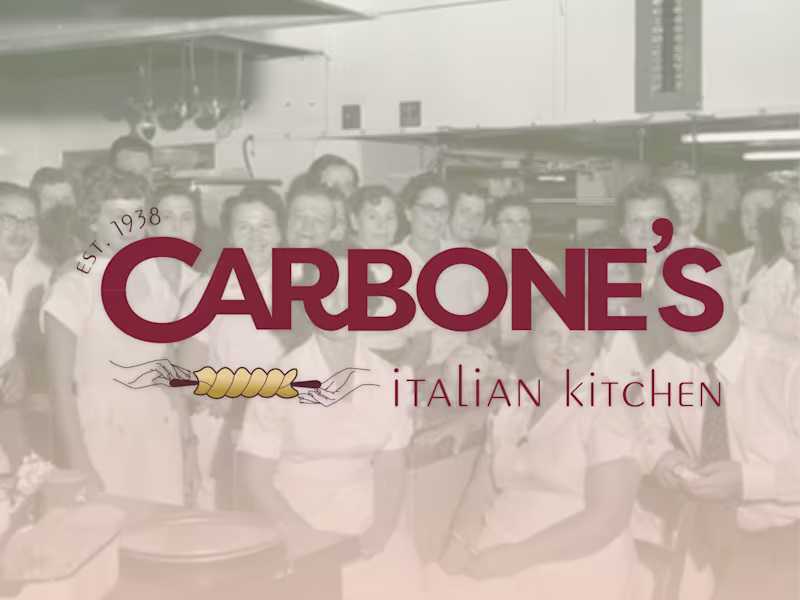 Cover image for Carbone's Italian Kitchen - Logo & Branding