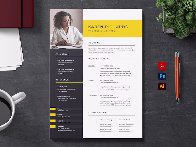 Cover image for Professional & Modern CV or Resume Design 100% ATS Friendly