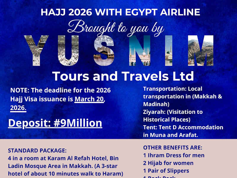 Cover image for Hajj 2026 With Egypt Airline