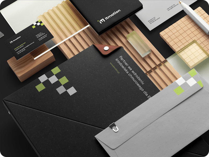 Cover image for Itmation - Cloud services in ERP industry [Brand identity]