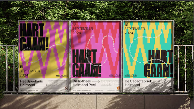 Cover image for HART gaan visual identity
