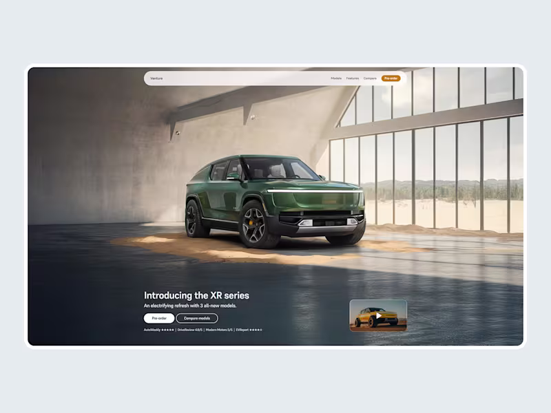 Cover image for XR Series Concept Site | Framer