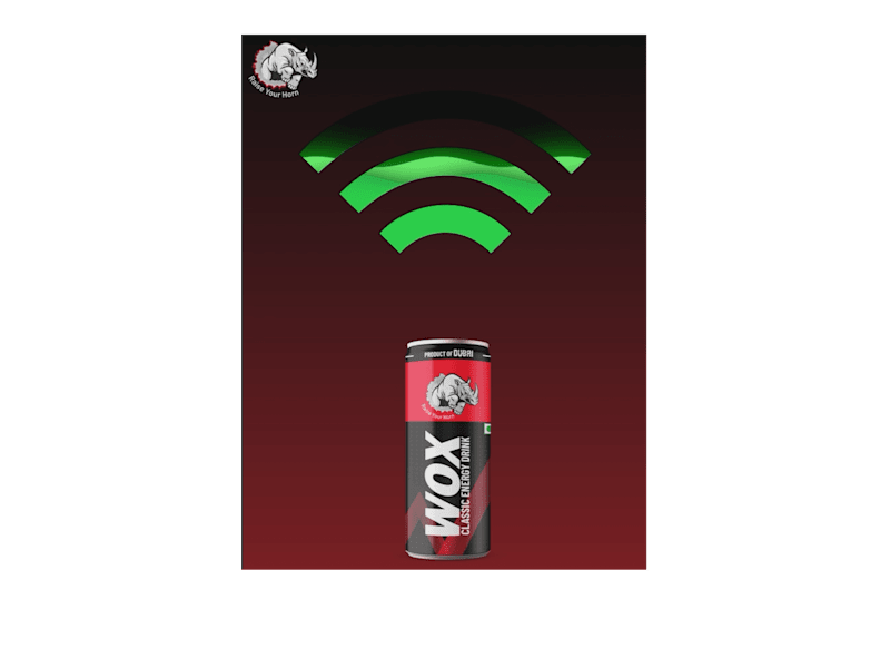 Cover image for MOTION GRAPHIC DESIGN OF WOX ENERGY DRINK PRODUCT