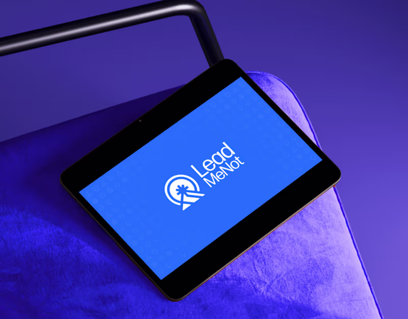 Cover image for LeadMeNot | Logo Refresh • Pitch Deck Design