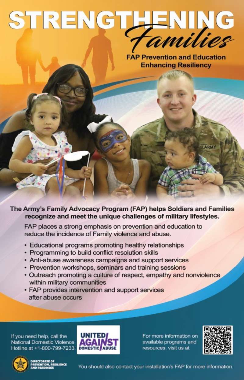 Cover image for Military Family Appreciation Month posters and infographics