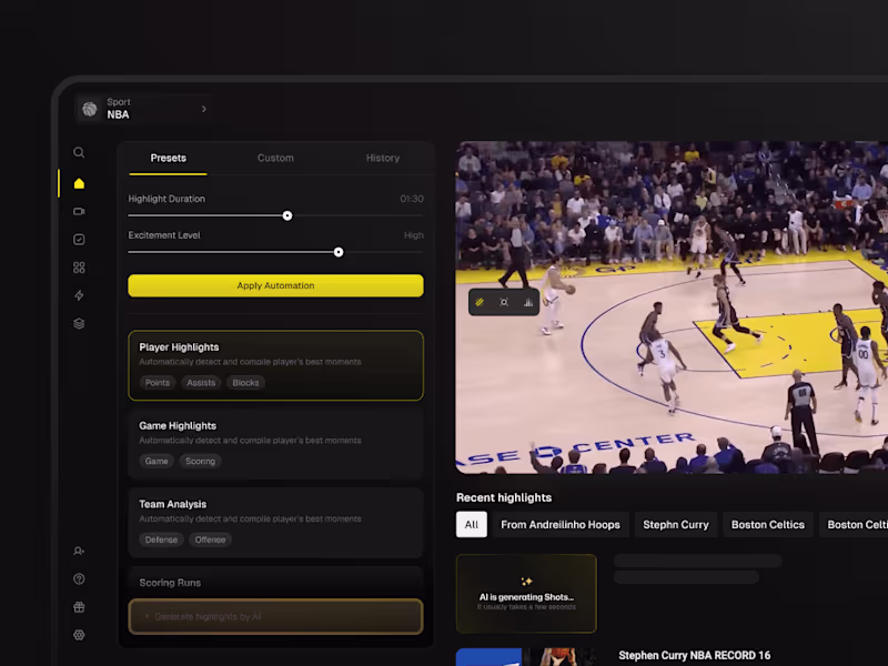 Cover image for AI assistant for Live Short Form Video Hightlights