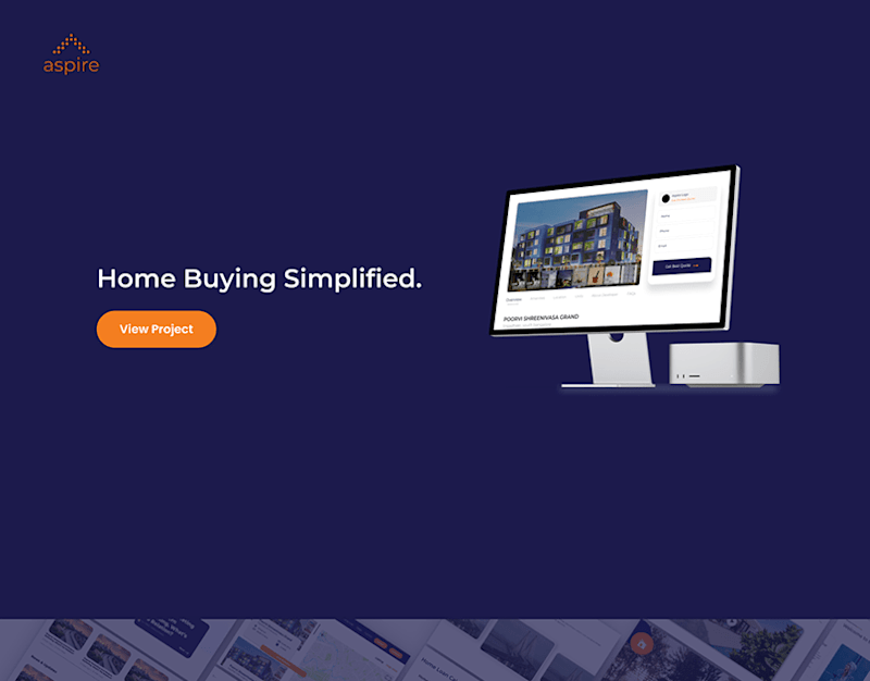 Cover image for Aspire- home buying simplified