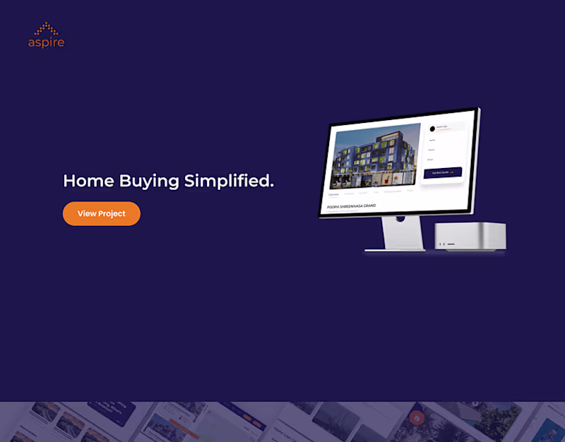 Cover image for Aspire- home buying simplified