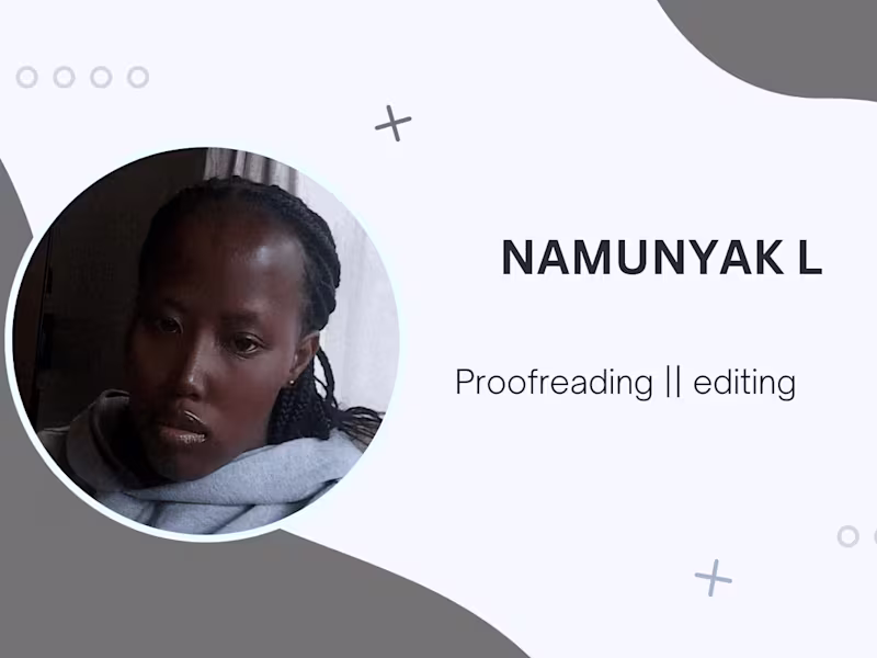 Cover image for PROOFREADING AND EDITING
