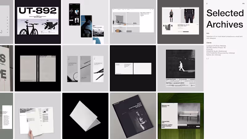 Cover image for Selected Archive