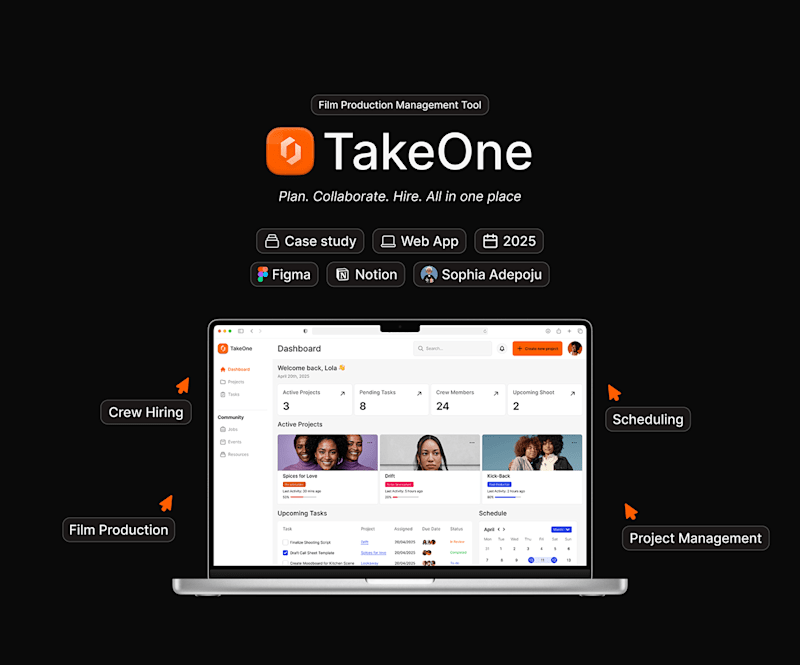 Cover image for TakeOne Web App