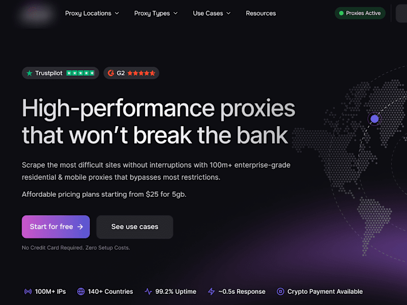 Cover image for Proxy Provider Landing Page