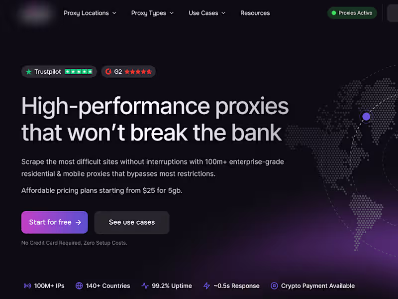 Cover image for Proxy Provider Landing Page