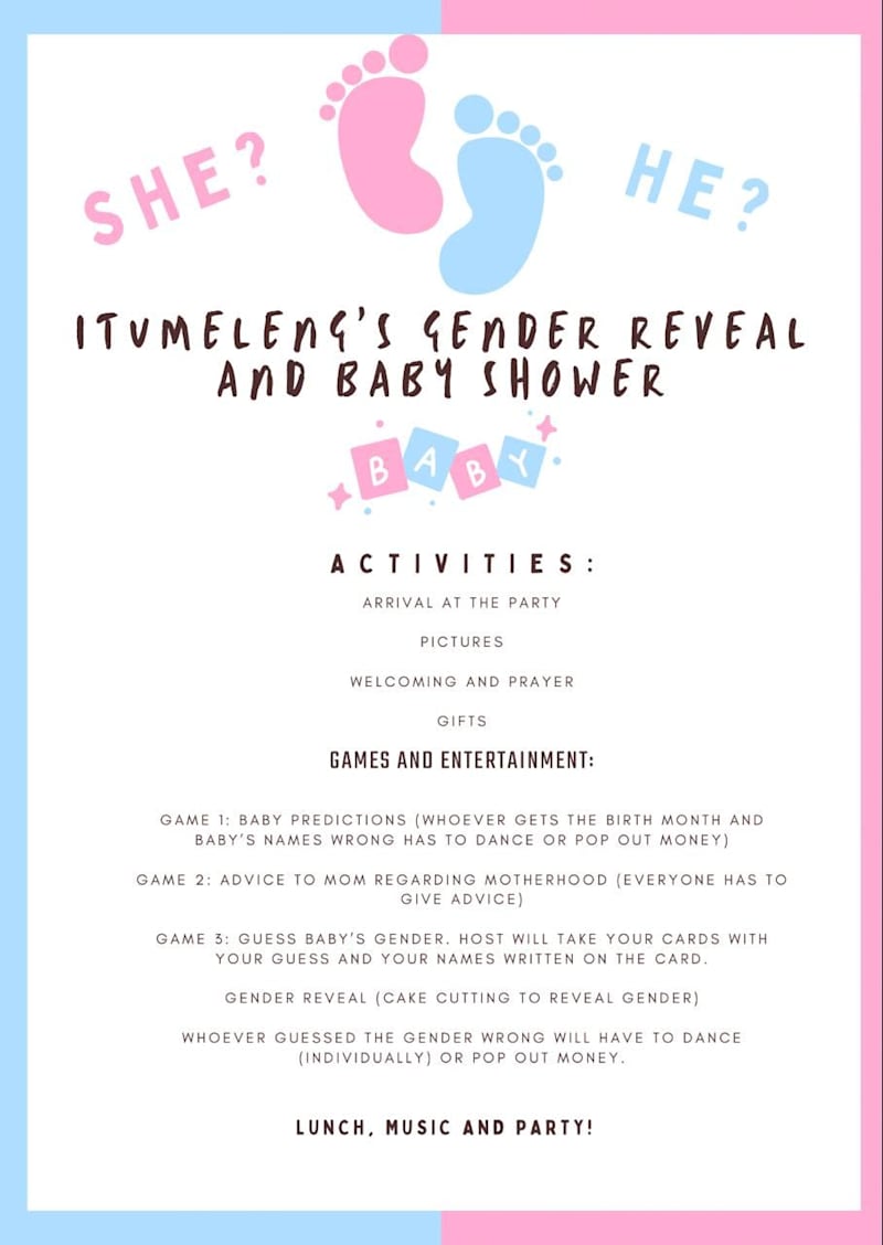 Cover image for Baby shower invitation