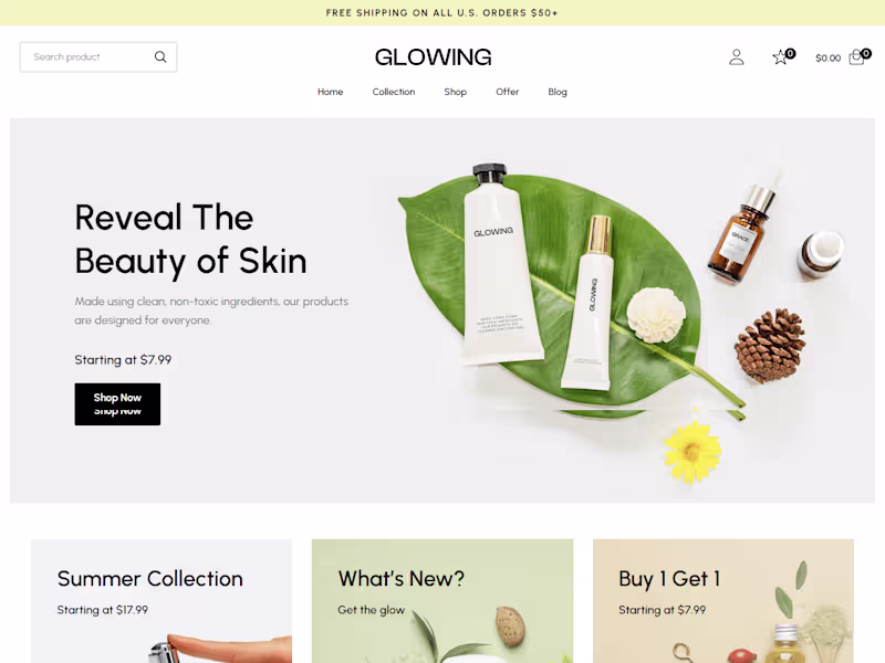 Cover image for Custom E-commerce Website