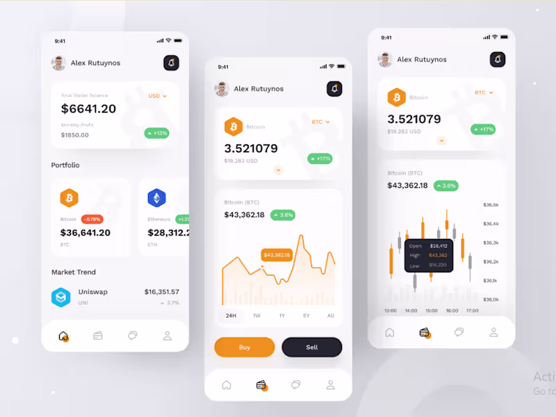 Cover image for design mobile app UI UX design, wireframe figma prototype