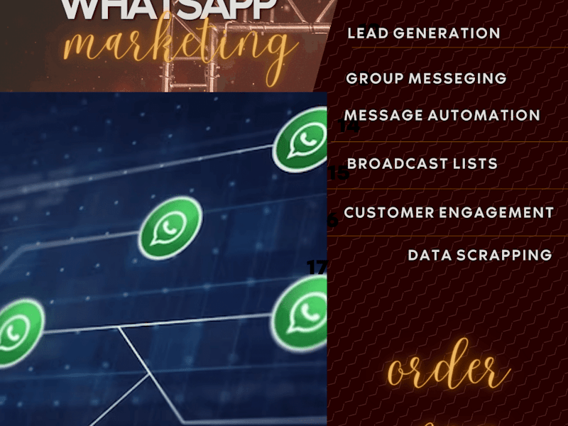 Cover image for I will do whatsapp marketing and provide IT support