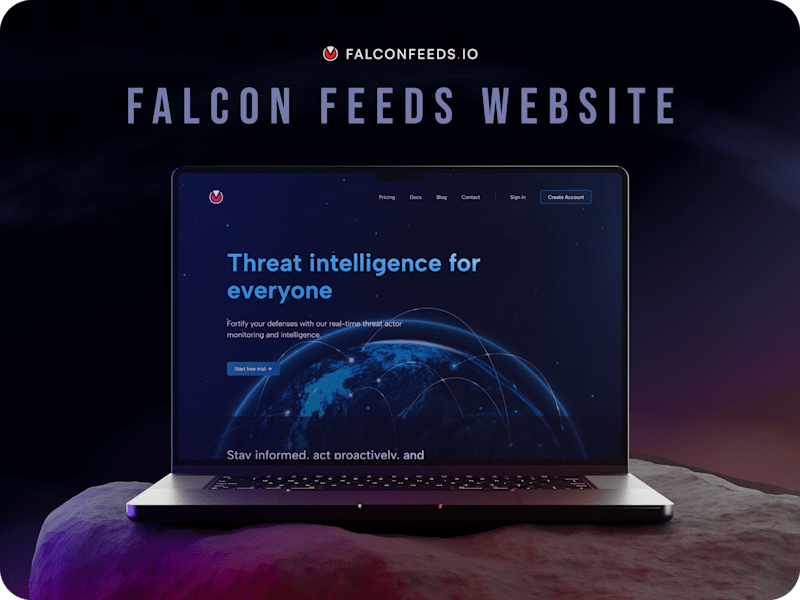 Cover image for FalconFeeds Website