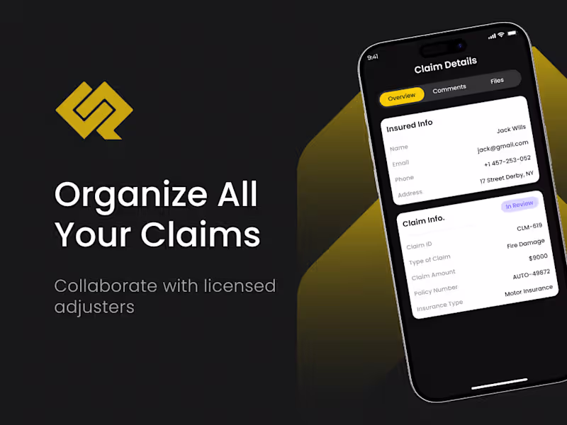 Cover image for Claim Partner App for Insurance Claims