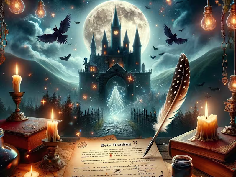 Cover image for BetaReading Magic: Where Your Drafts Get Real Talk and Sparkles!