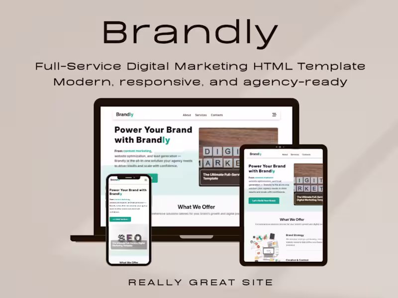 Cover image for Brandly - Digital Marketing Agency