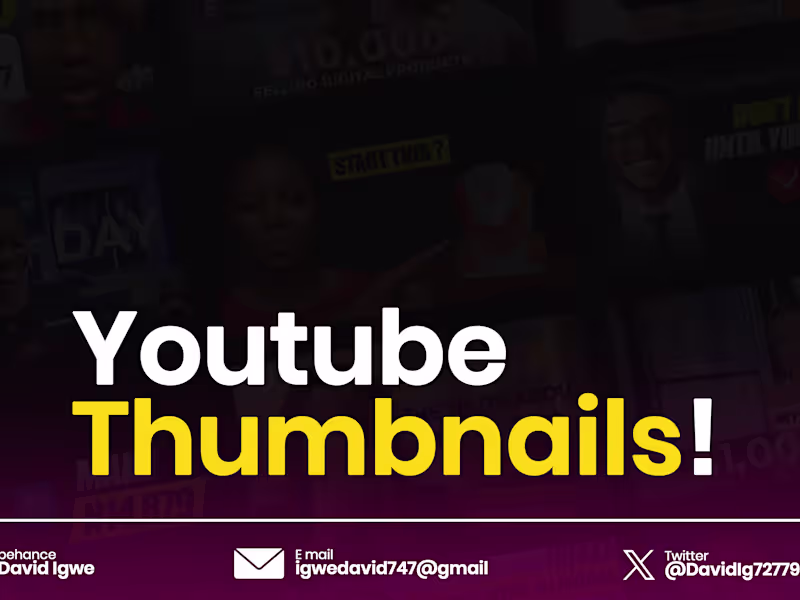 Cover image for Youtube Thumbnail Design