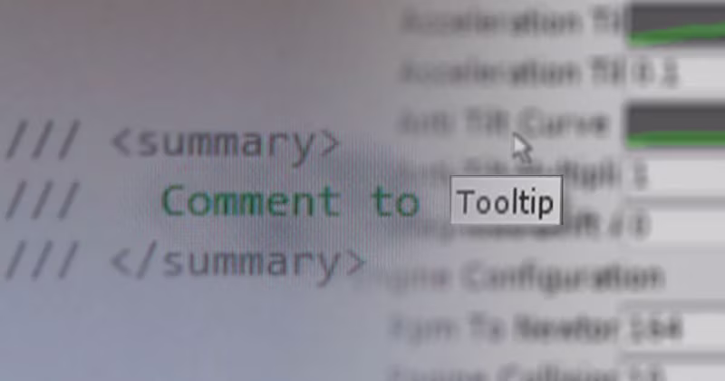 Cover image for [Unity Asset] Comment To Tooltip
