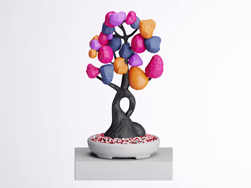 Cover image for 3D Tree Artworks for Treejer Protocol