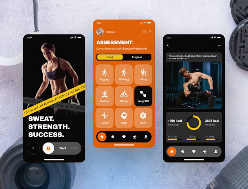 Cover image for PulsePro Fitness Mobile App Design