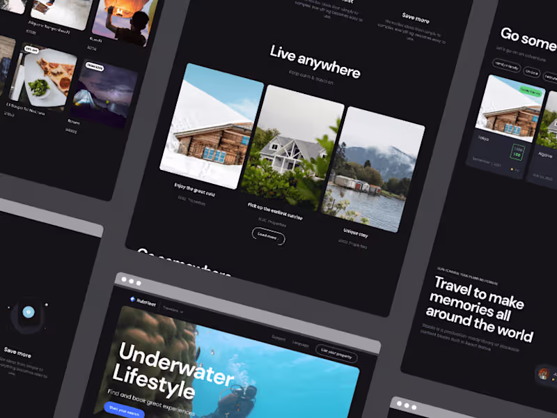 Cover image for Under Water Exploration Website