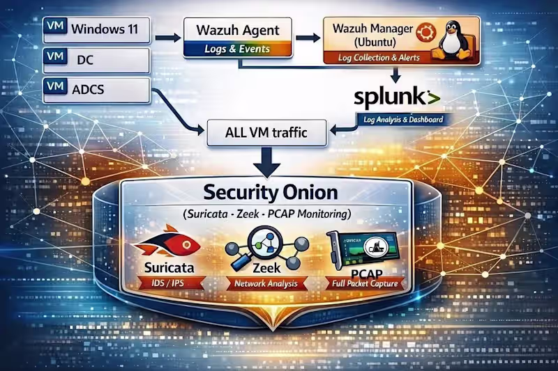 Cover image for Built a complete enterprise-grade SOC