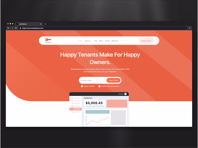 Cover image for Real Estate SaaS Website Design