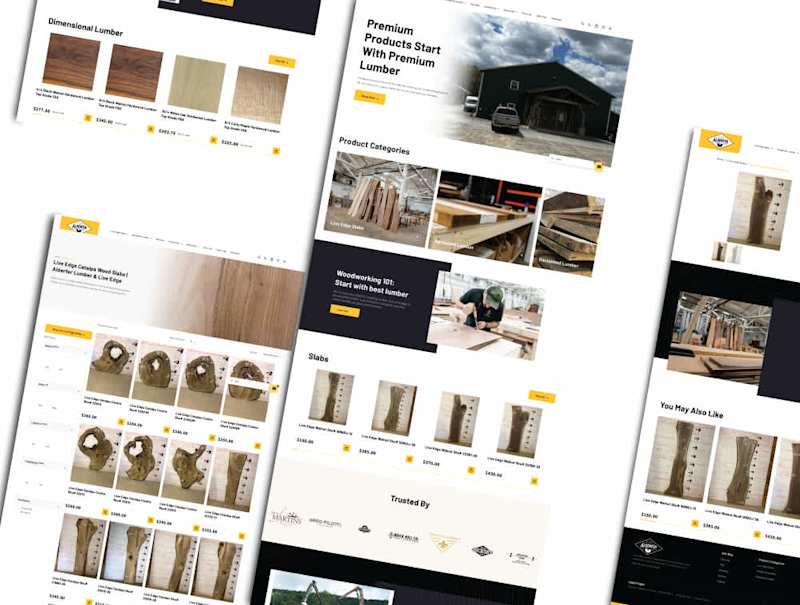 Cover image for Custom Shopify Development - Alderfer Lumber