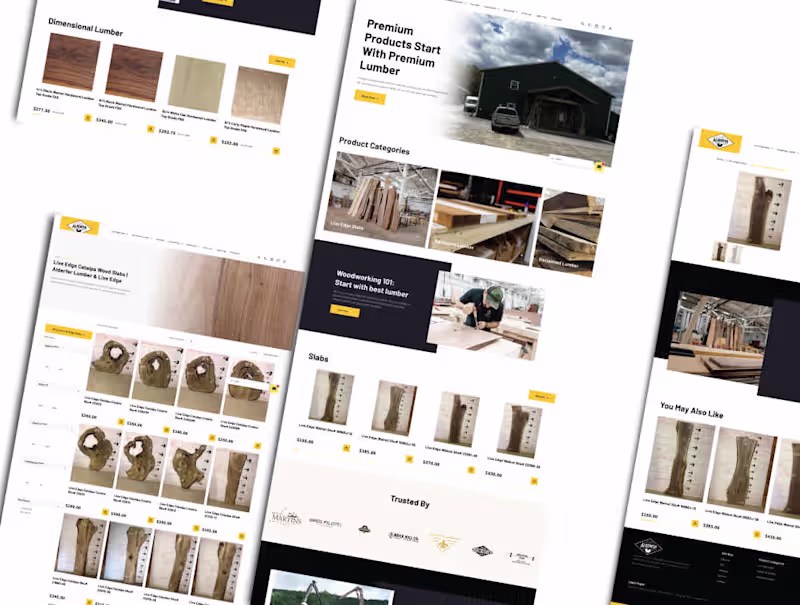 Cover image for Custom Shopify Development - Alderfer Lumber