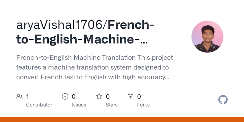 Cover image for French-to-English-Machine-Translation