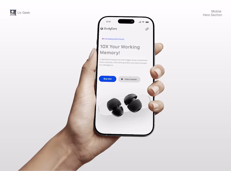 Cover image for Concept Hero Section Design✨