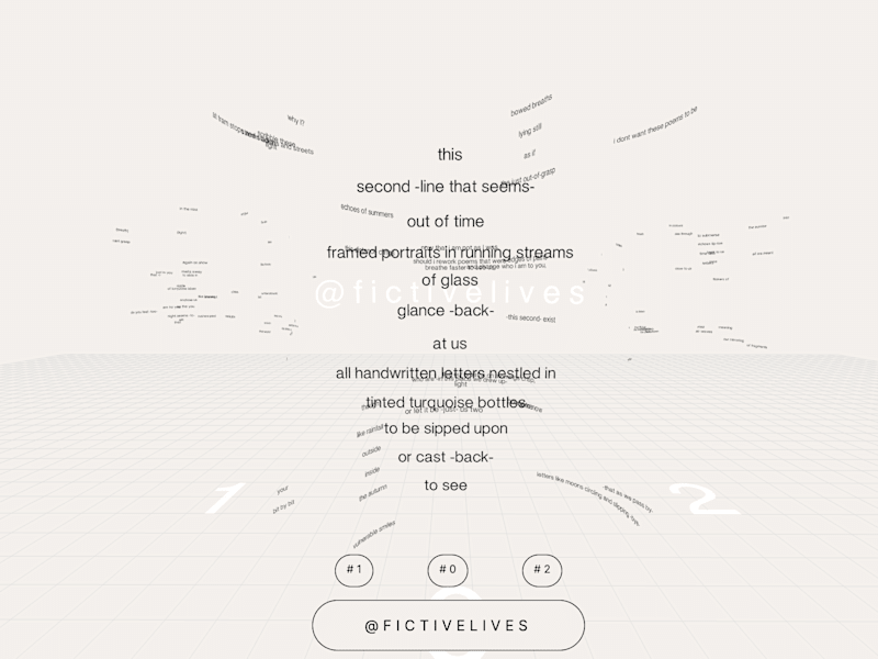 Cover image for fictivelives