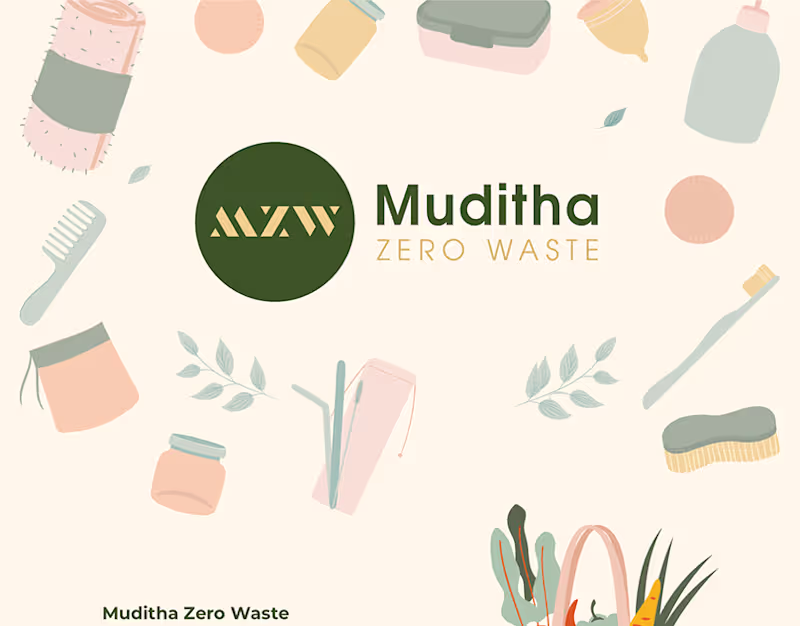 Cover image for Muditha Zero Waste - Branding | Behance