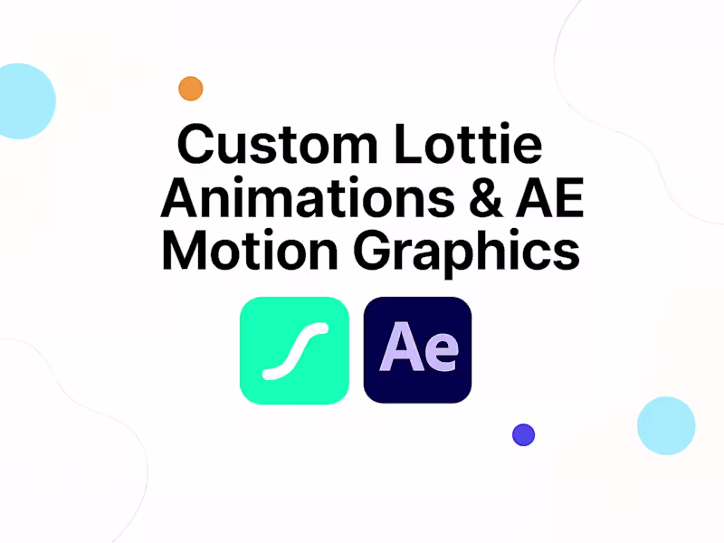 Cover image for Custom LottieFiles for After Effects