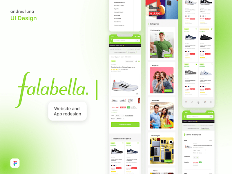 Cover image for Falabella App and Website Redesign :: Behance