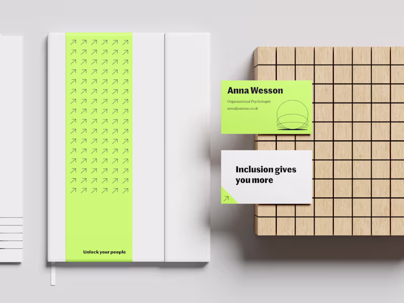 Cover image for Brand identity and website design for an inclusive business