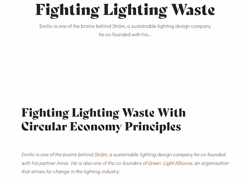Cover image for Interviews/Storytelling for Sustainability Blogs